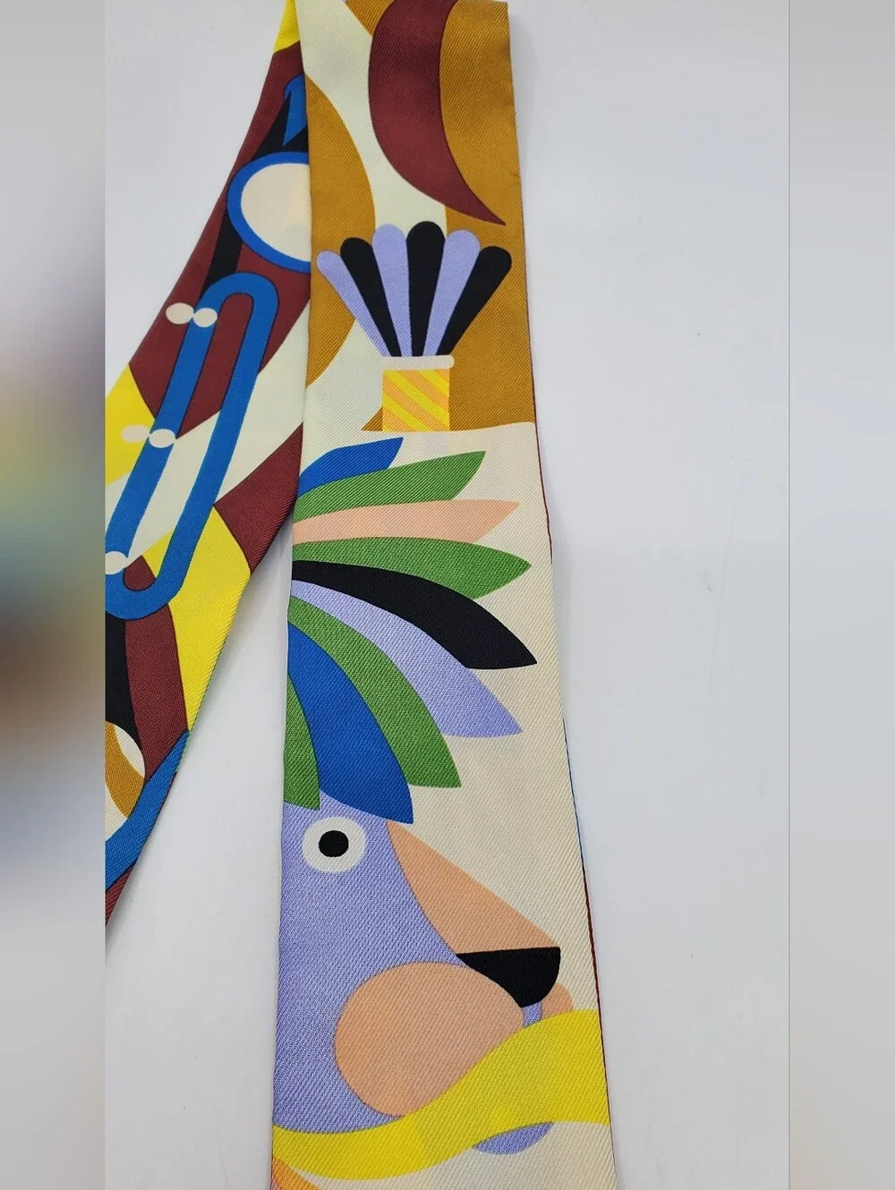 Hermes Parade En Fanfare Twilly Scarf - Picture 4 of 9